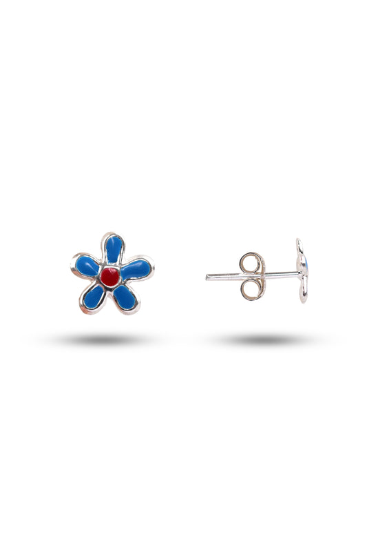 flower blue red