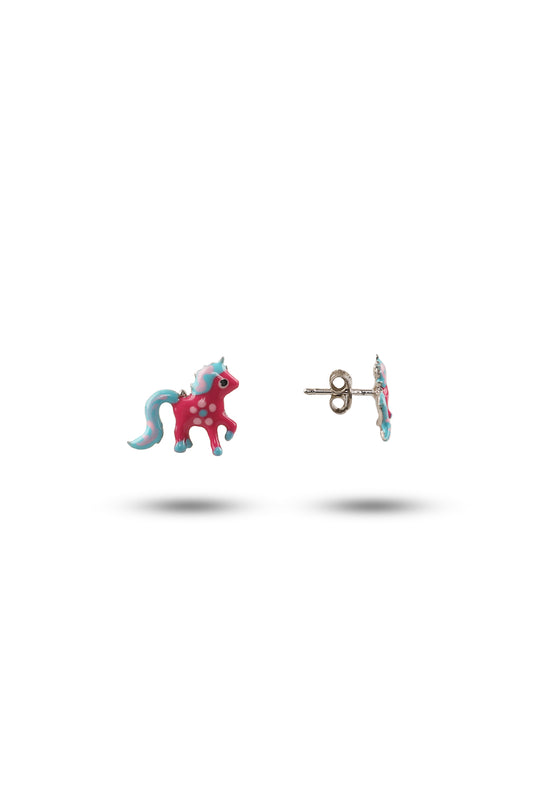 pony pink blue